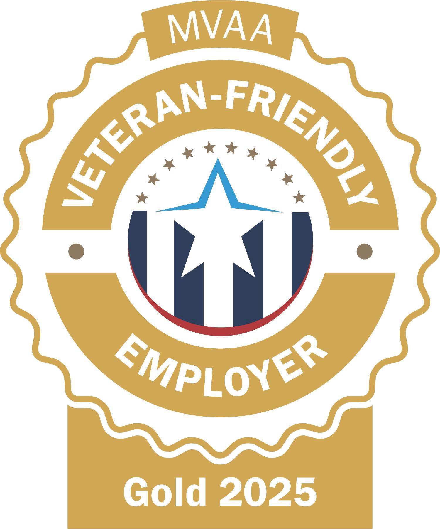 MVAA Gold Logo: MDHHS is proud to be a Michigan Veteran’s Affairs Agency (MVAA) Gold Level Veteran-Friendly Employer